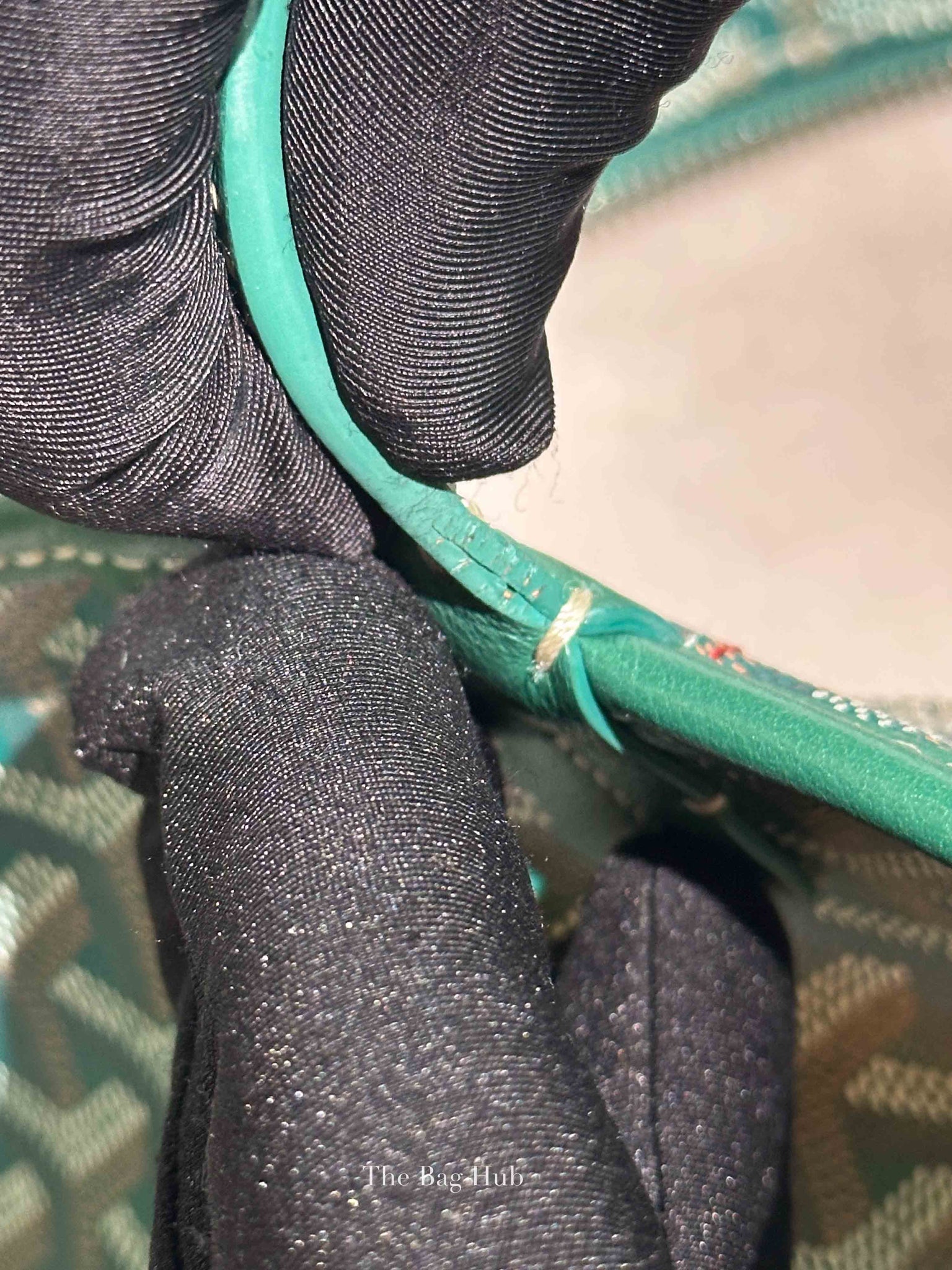 Goyard Green Canvas Artois MM Tote Bag
