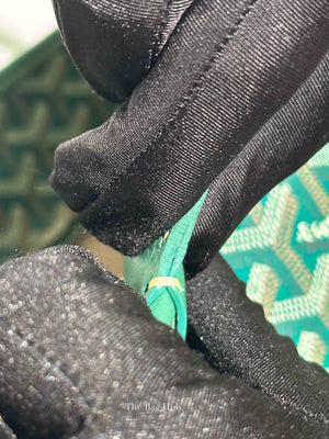 Goyard Green Canvas Artois MM Tote Bag