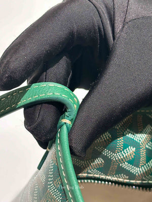 Goyard Green Canvas Artois MM Tote Bag