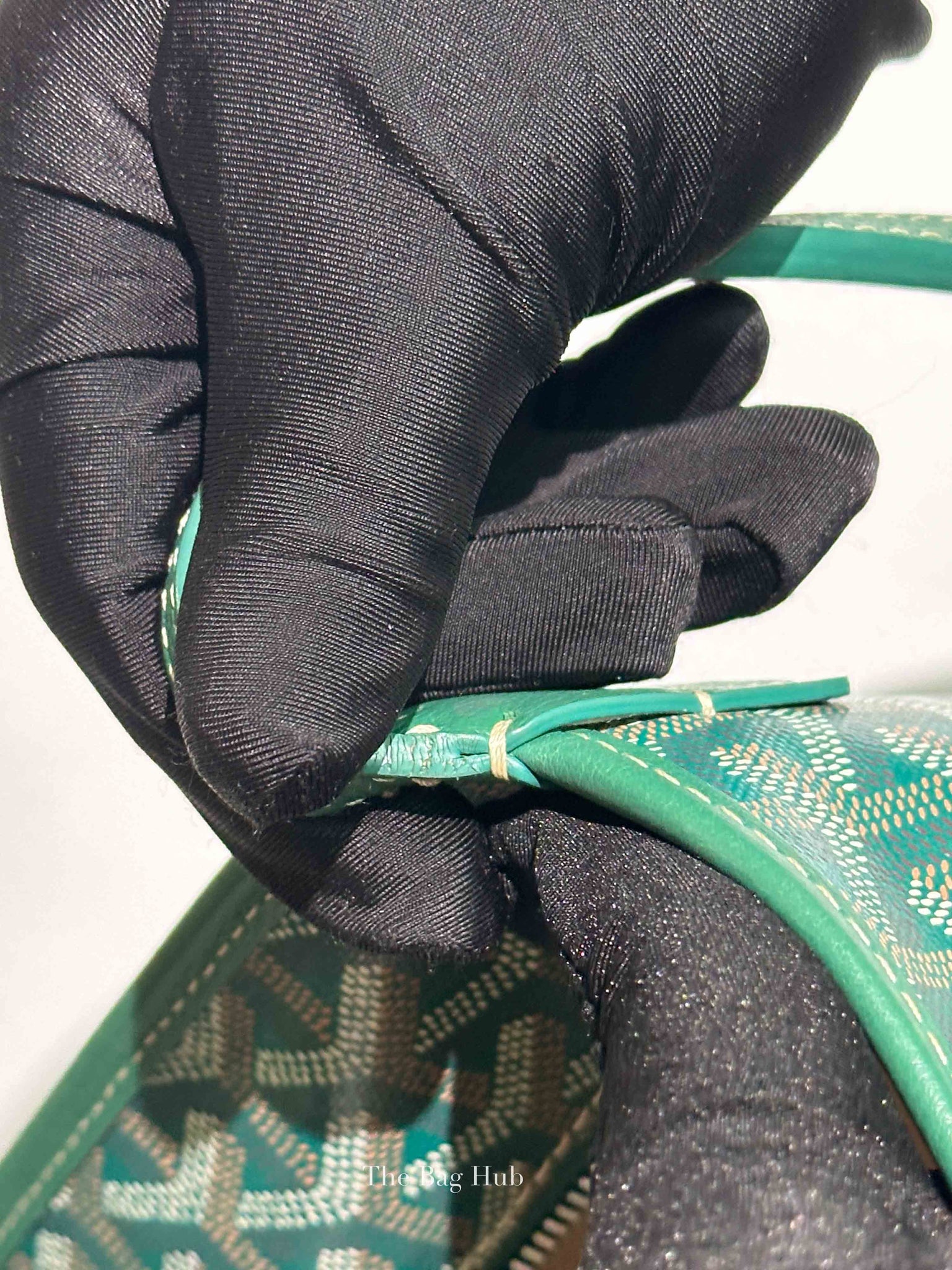 Goyard Green Canvas Artois MM Tote Bag