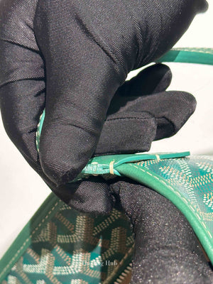 Goyard Green Canvas Artois MM Tote Bag