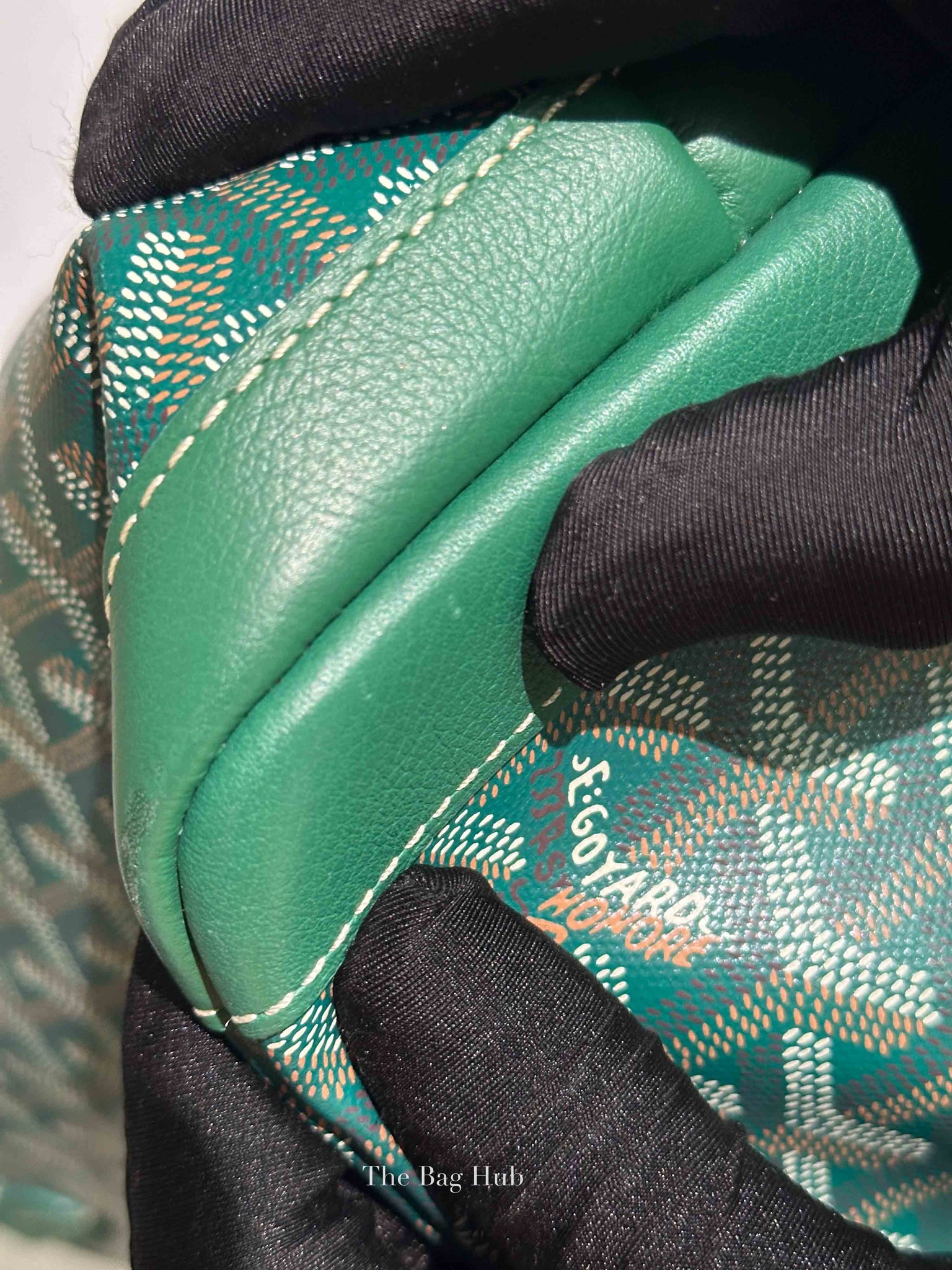 Goyard Green Canvas Artois MM Tote Bag
