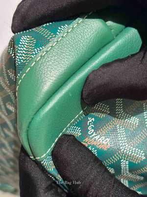 Goyard Green Canvas Artois MM Tote Bag