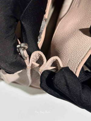 Saint Laurent Powder Pink Grained Calfskin Baby Sac De Jour Hand Bag