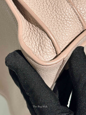 Saint Laurent Powder Pink Grained Calfskin Baby Sac De Jour Hand Bag