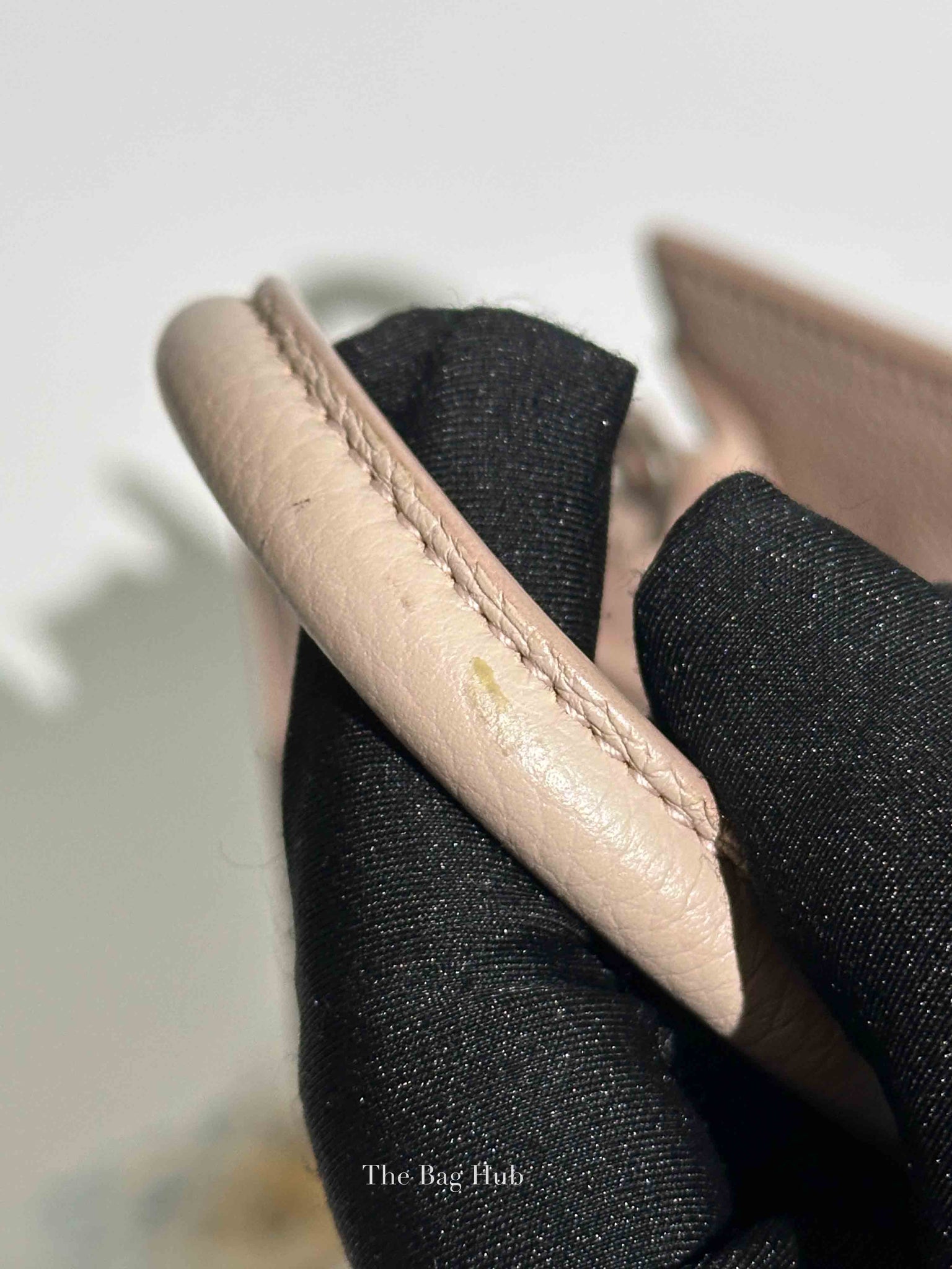 Saint Laurent Powder Pink Grained Calfskin Baby Sac De Jour Hand Bag