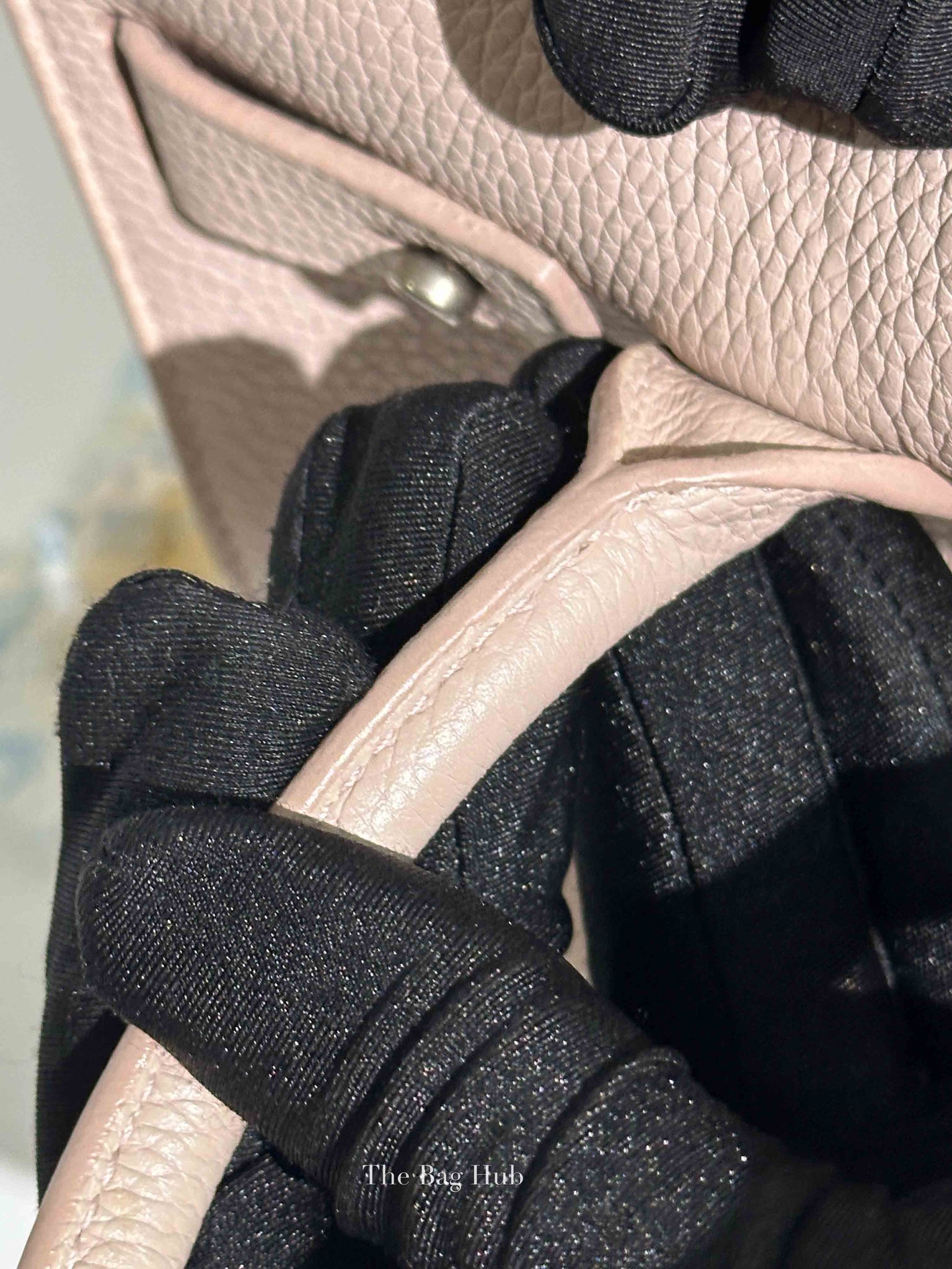 Saint Laurent Powder Pink Grained Calfskin Baby Sac De Jour Hand Bag