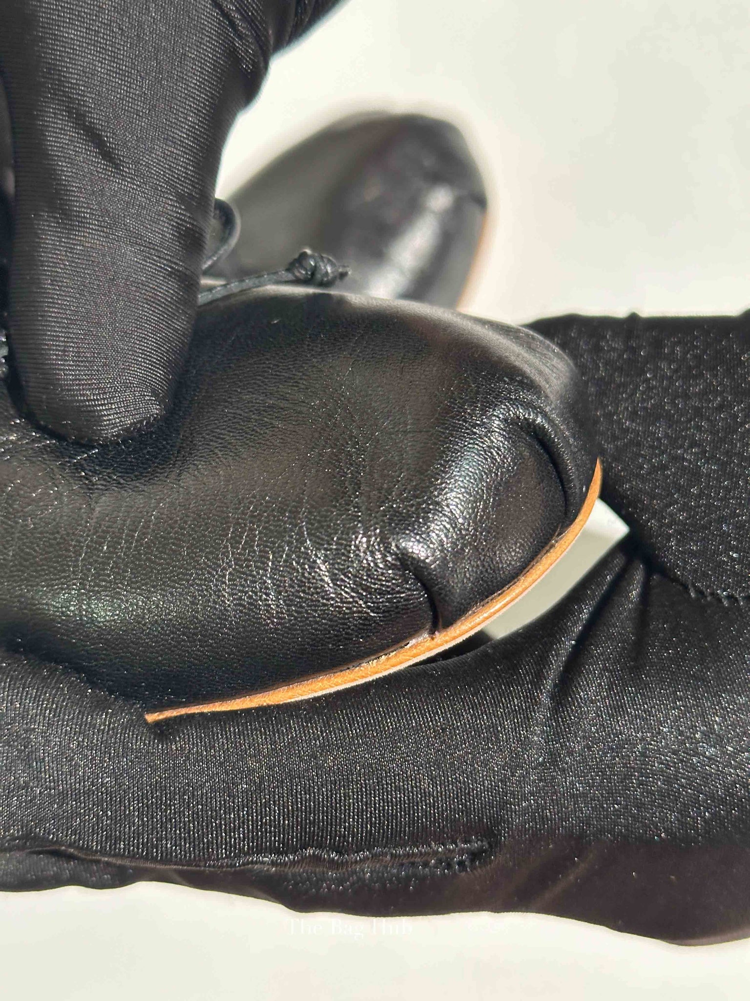 Miu Miu Black Leather Ballerinas Size 38.5