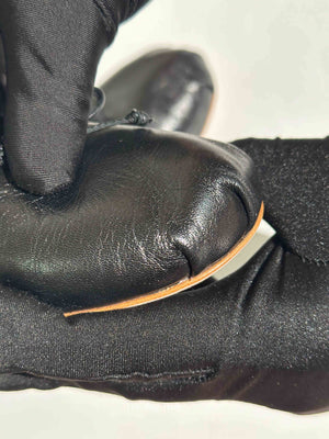 Miu Miu Black Leather Ballerinas Size 38.5