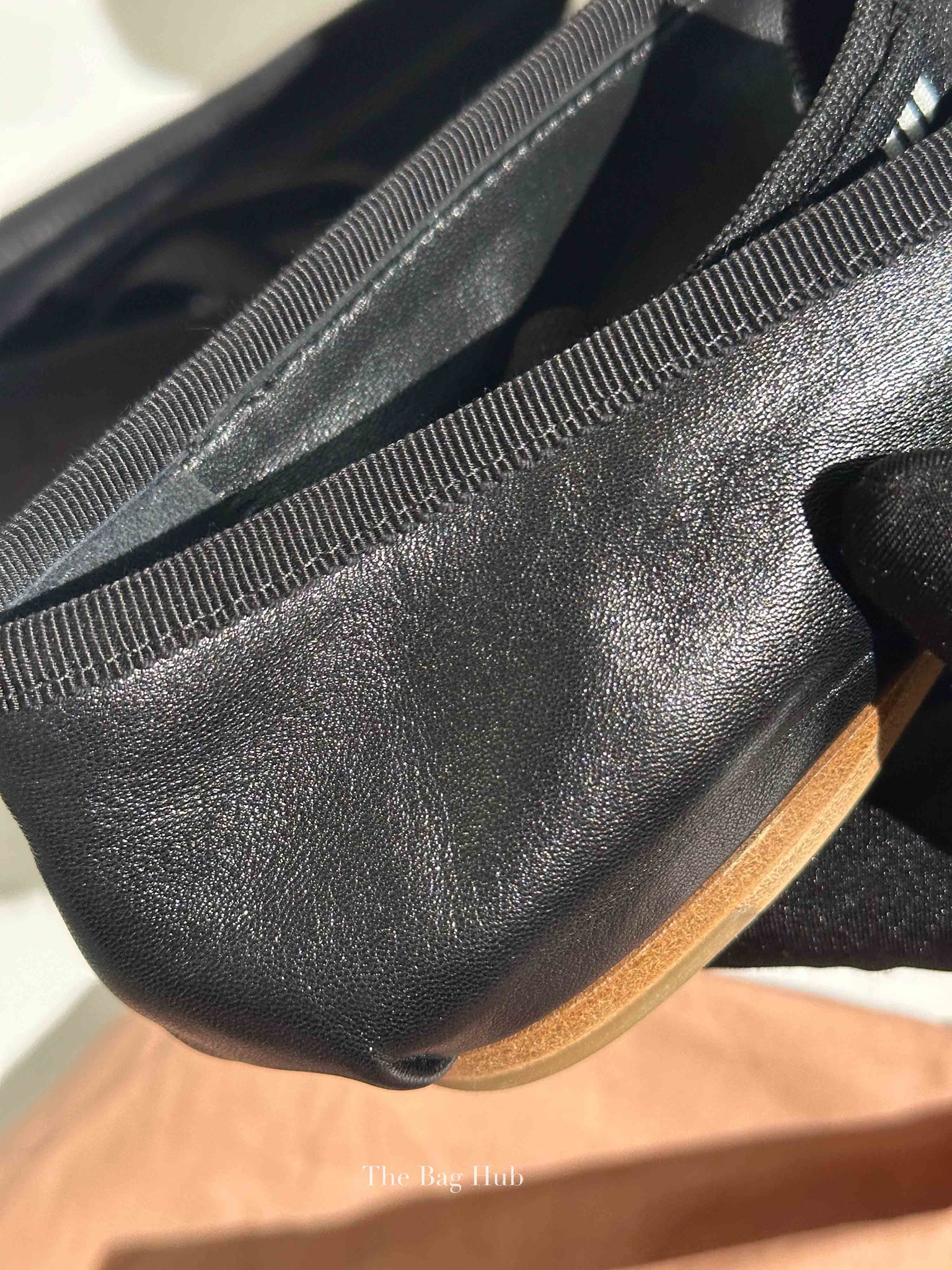 Miu Miu Black Leather Ballerinas Size 38.5