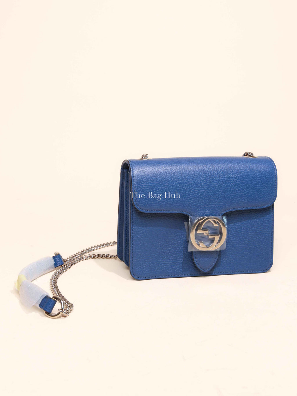 Gucci Caspian Leather Dollar Interlocking GG Small Shoulder Bag GHW