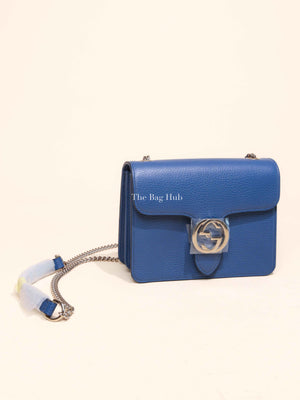 Gucci Caspian Leather Dollar Interlocking GG Small Shoulder Bag GHW