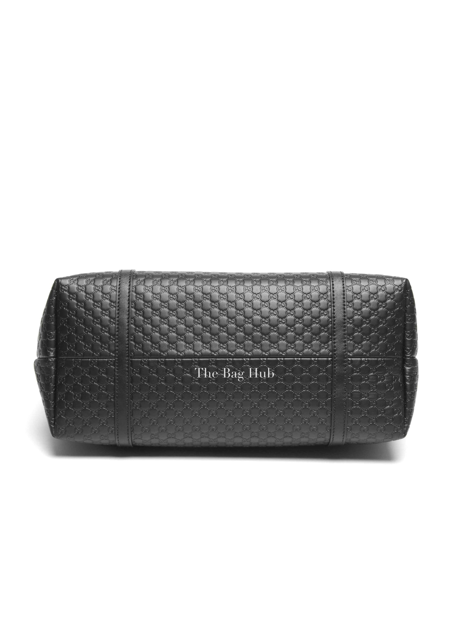 Gucci Black Microguccisima Leather Joy Medium Tote Bag