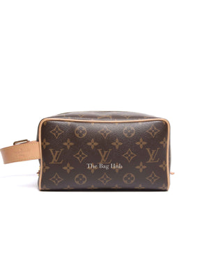 Louis Vuitton Brown Monogram Canvas Locker Dopp Kit