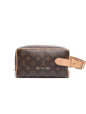 Louis Vuitton Brown Monogram Canvas Locker Dopp Kit
