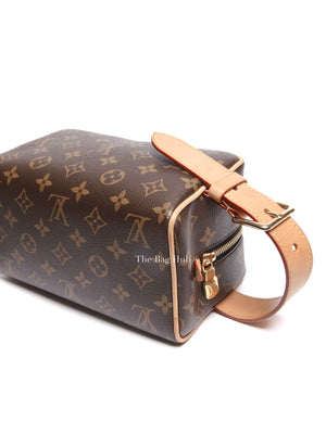 Louis Vuitton Brown Monogram Canvas Locker Dopp Kit