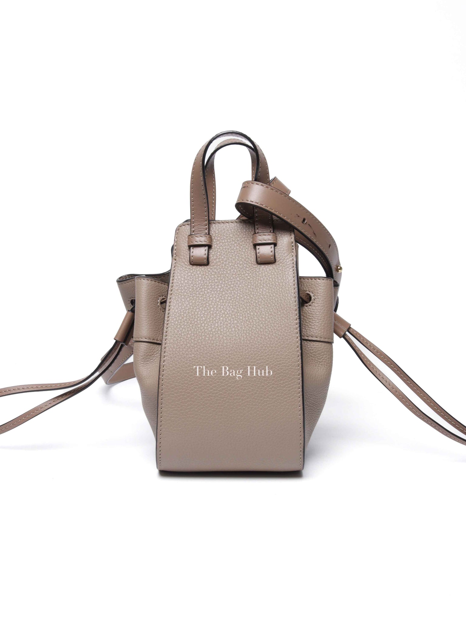 Loewe Sand Grained Leather Hammock Drawstring Mini Bag