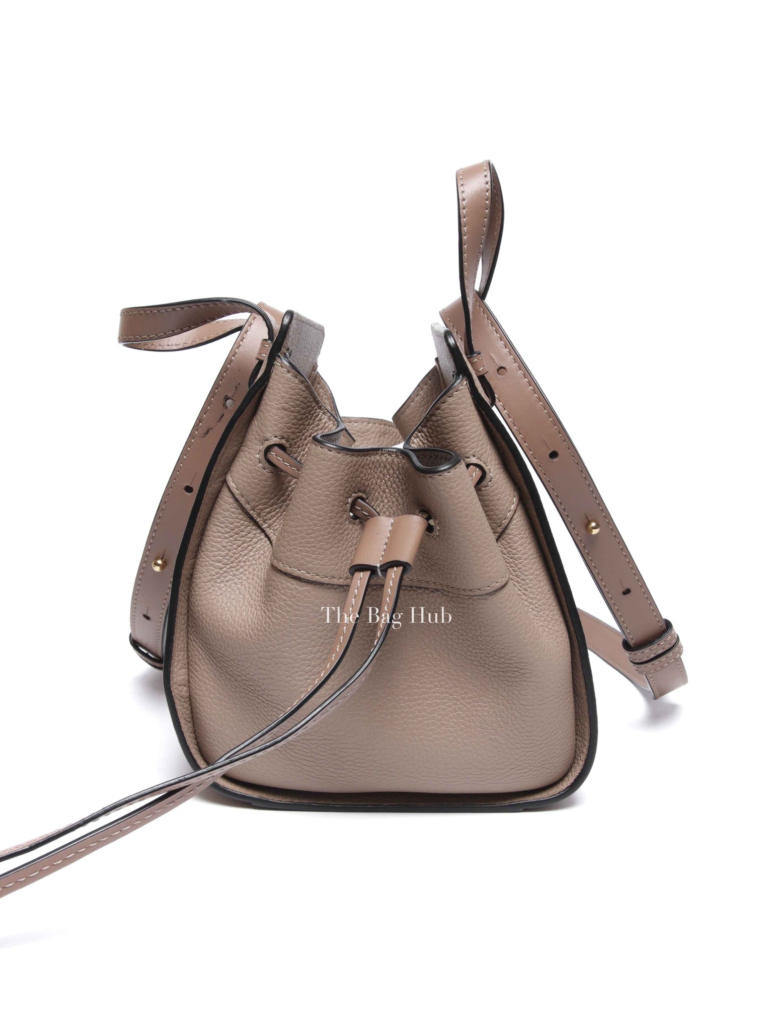 Loewe Sand Grained Leather Hammock Drawstring Mini Bag