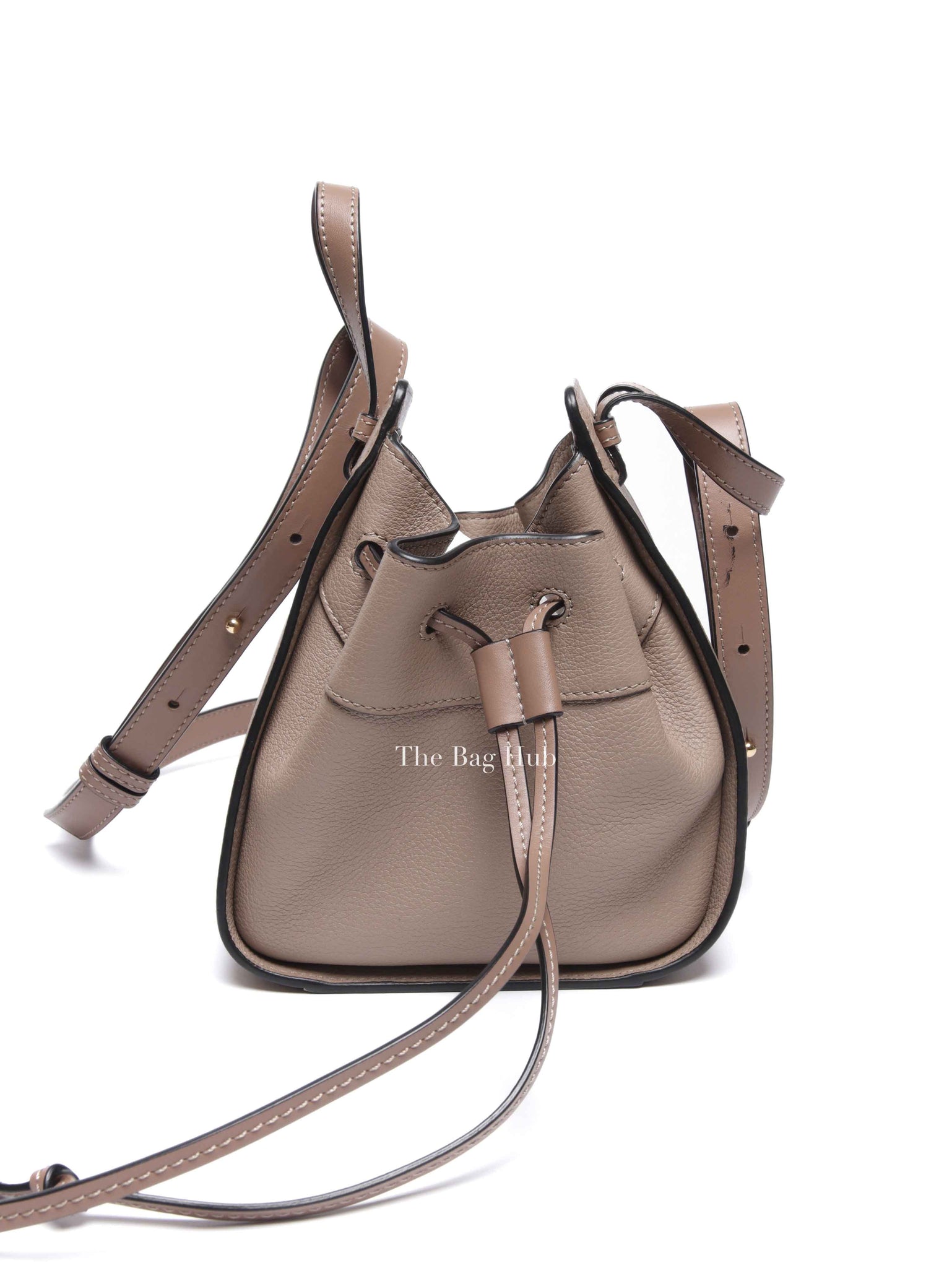 Loewe Sand Grained Leather Hammock Drawstring Mini Bag