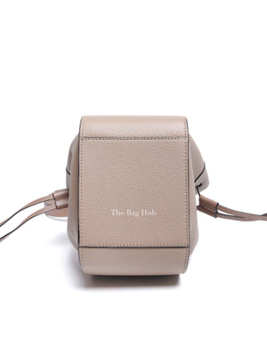 Loewe Sand Grained Leather Hammock Drawstring Mini Bag