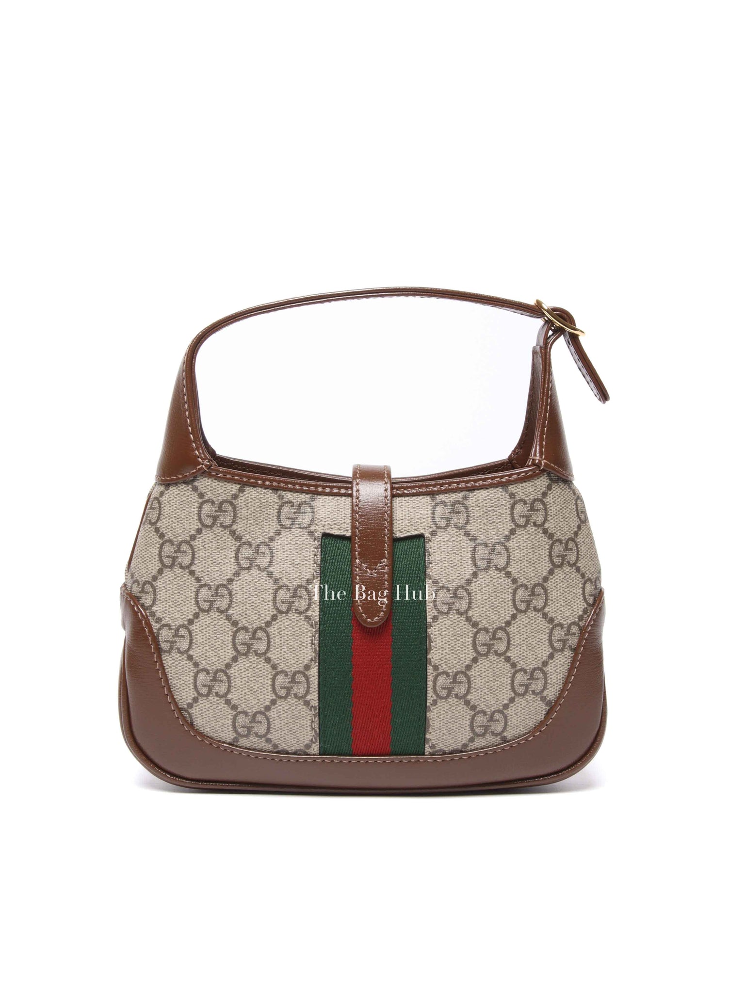 Gucci Brown GG Supreme Canvas Jackie 1961 Mini Bag