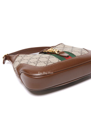 Gucci Brown GG Supreme Canvas Jackie 1961 Mini Bag