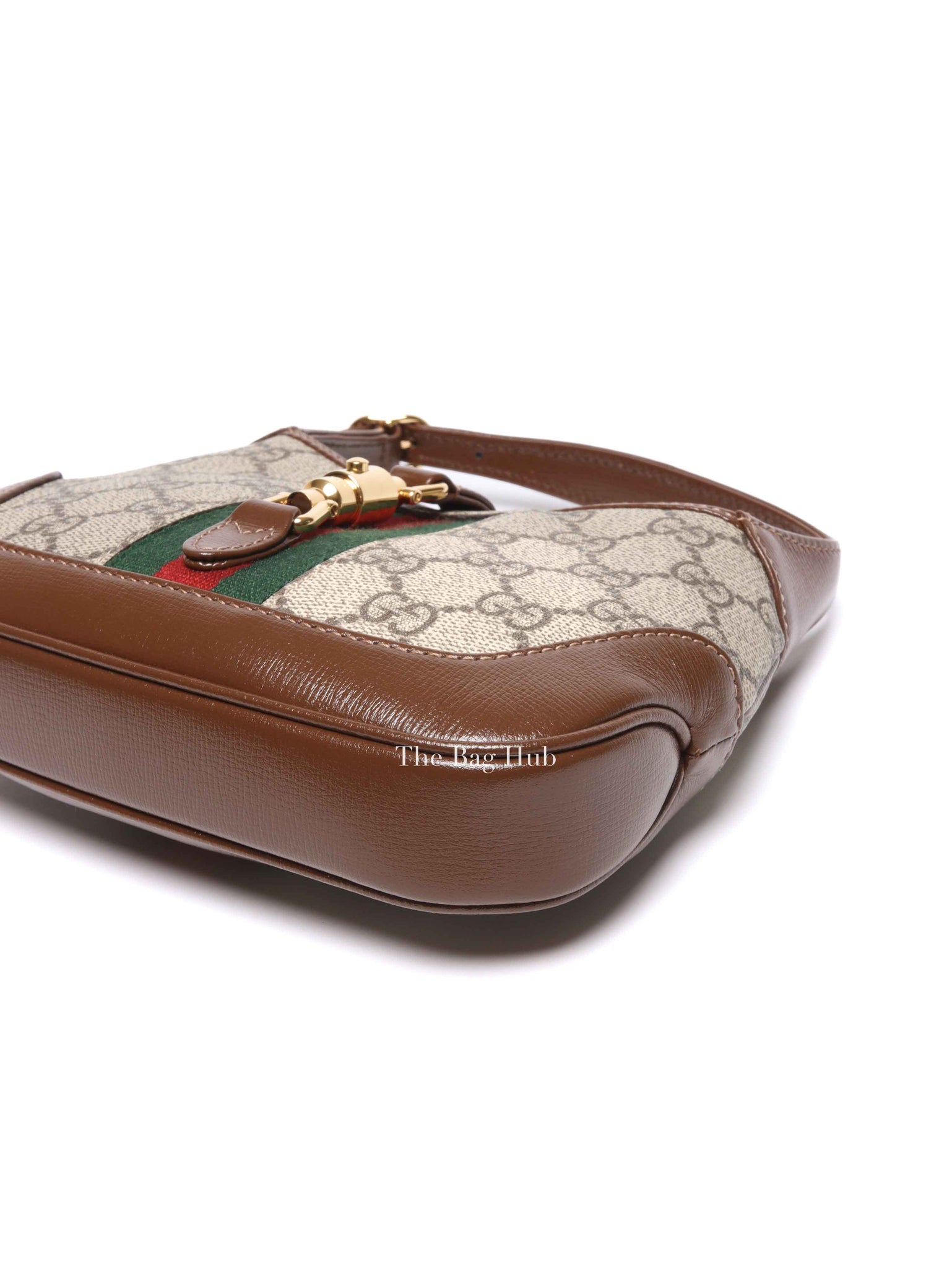 Gucci Brown GG Supreme Canvas Jackie 1961 Mini Bag