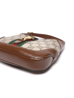 Gucci Brown GG Supreme Canvas Jackie 1961 Mini Bag