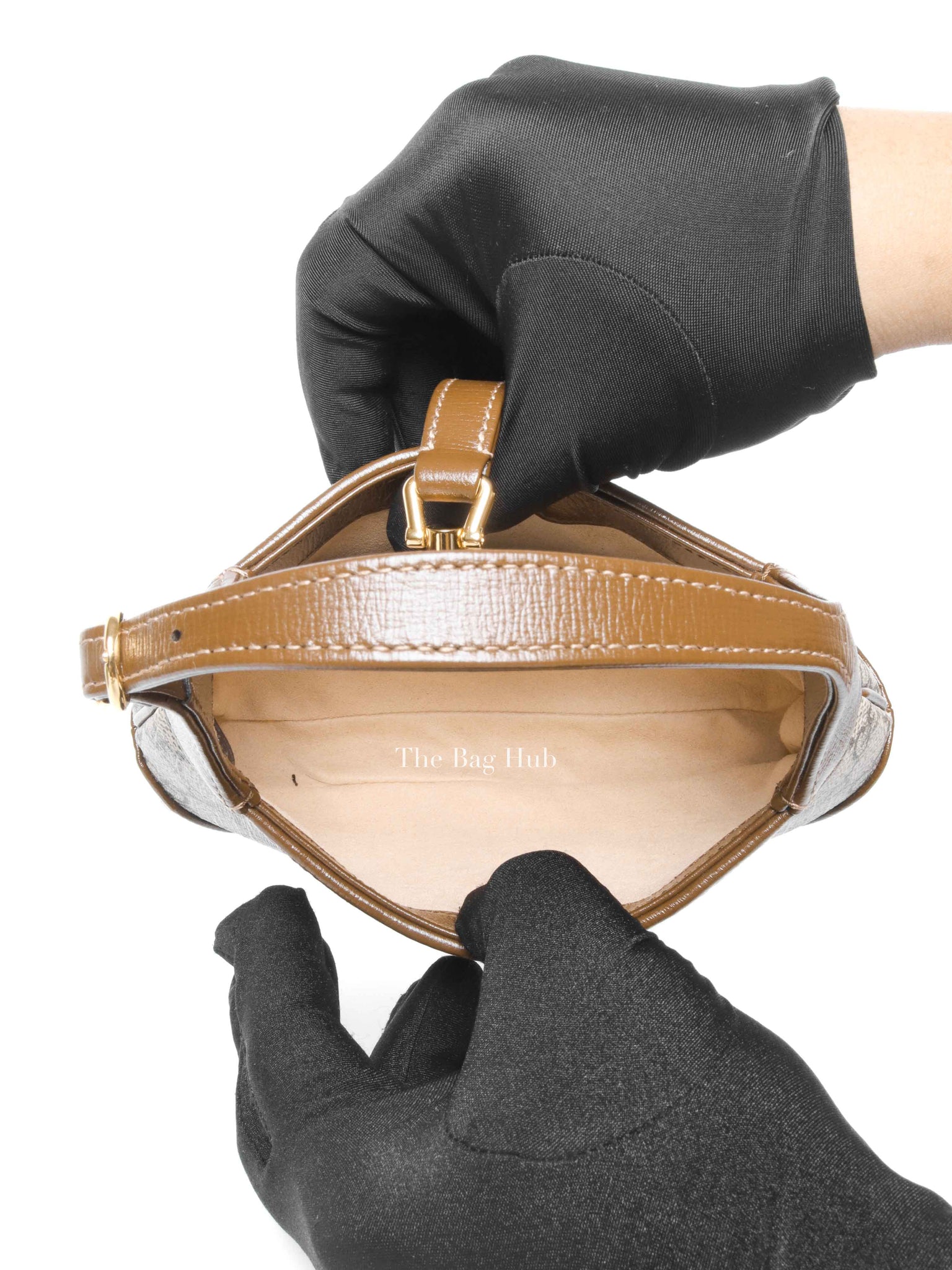 Gucci Brown GG Supreme Canvas Jackie 1961 Mini Bag
