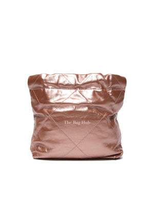 Chanel Metallic Copper Calfskin Quilted Mini C22 Bag