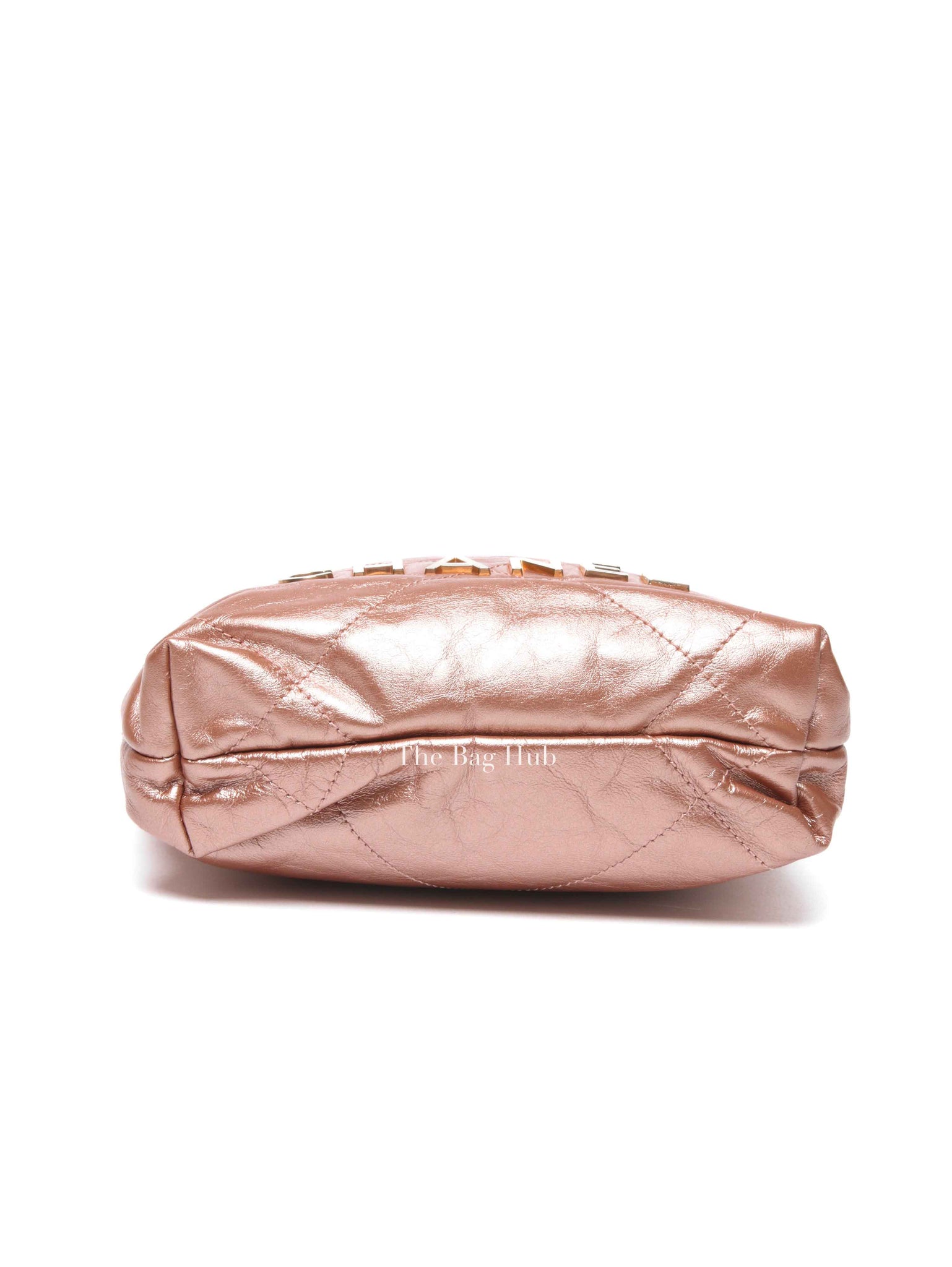 Chanel Metallic Copper Calfskin Quilted Mini C22 Bag