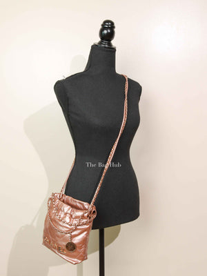 Chanel Metallic Copper Calfskin Quilted Mini C22 Bag