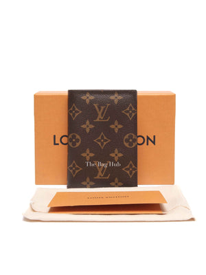 Louis Vuitton Brown Monogram Canvas Passport Holder