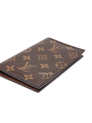 Louis Vuitton Brown Monogram Canvas Passport Holder