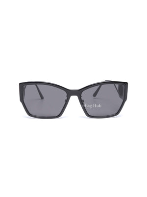 Dior Black Plastic Rectangular 30 Montaigne 1 S2U Sunglasses