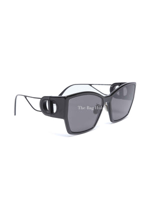 Dior Black Plastic Rectangular 30 Montaigne 1 S2U Sunglasses