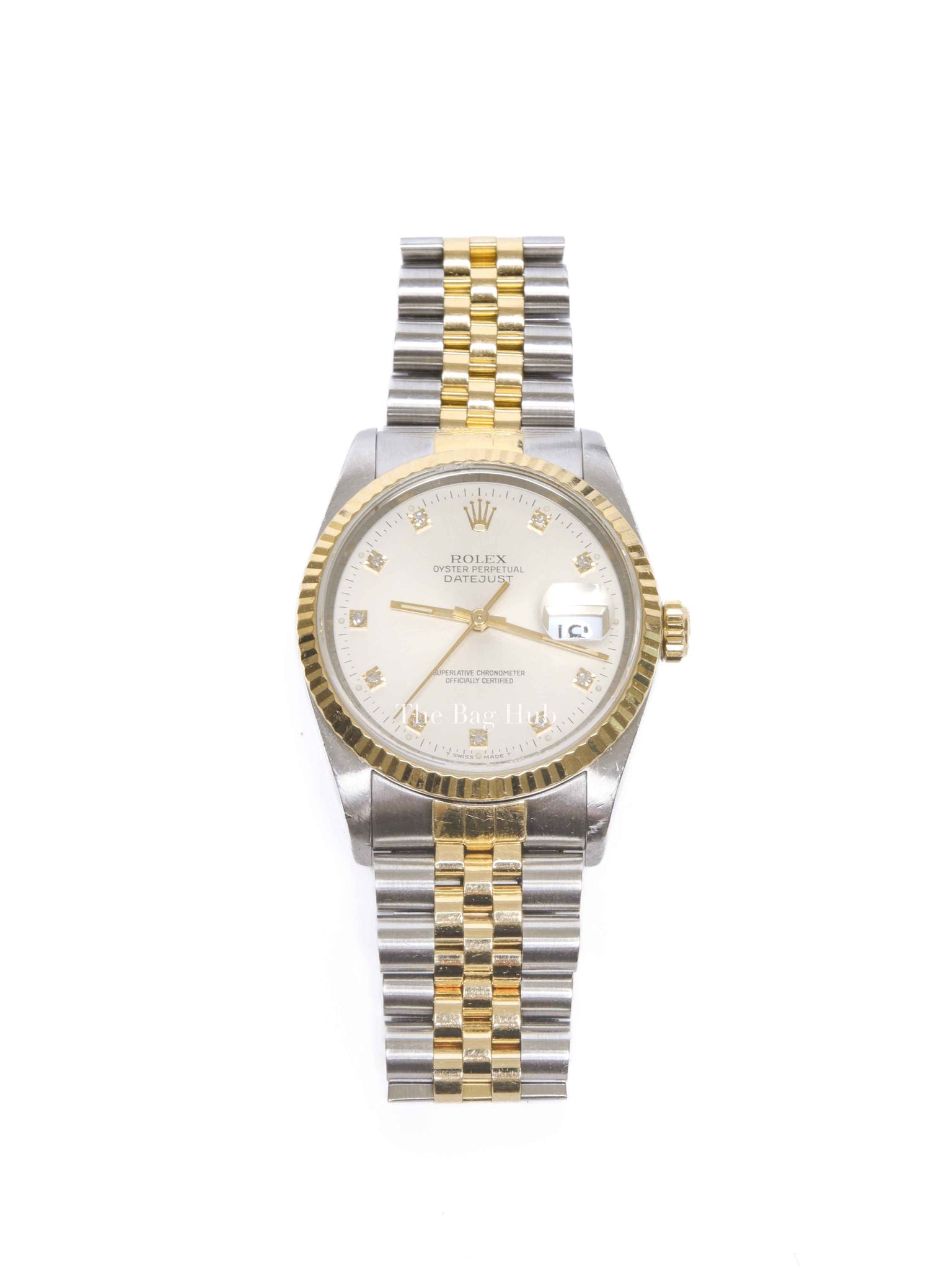 Rolex Stainless Steel Yellow Gold Datejust 36mm Watch