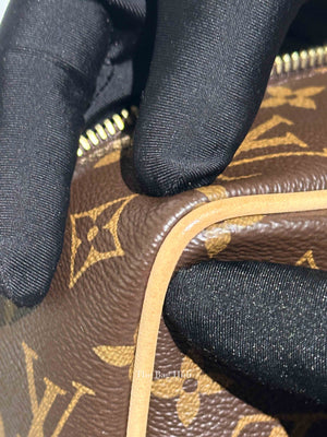 Louis Vuitton Brown Monogram Canvas Locker Dopp Kit