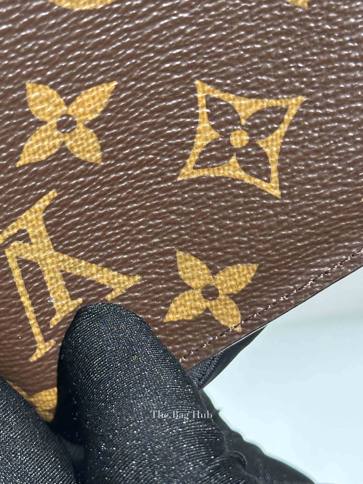 Louis Vuitton Brown Monogram Canvas Passport Holder