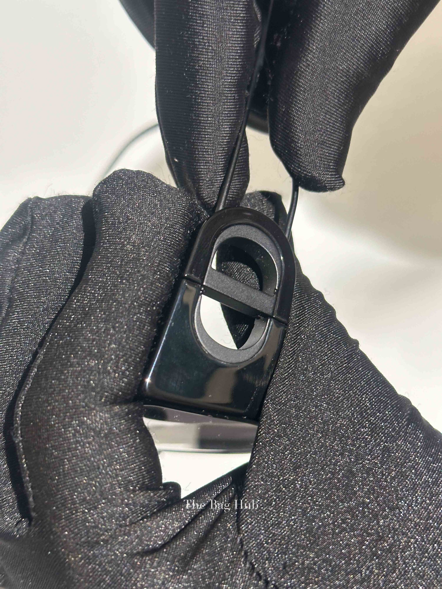 Dior Black Plastic Rectangular 30 Montaigne 1 S2U Sunglasses