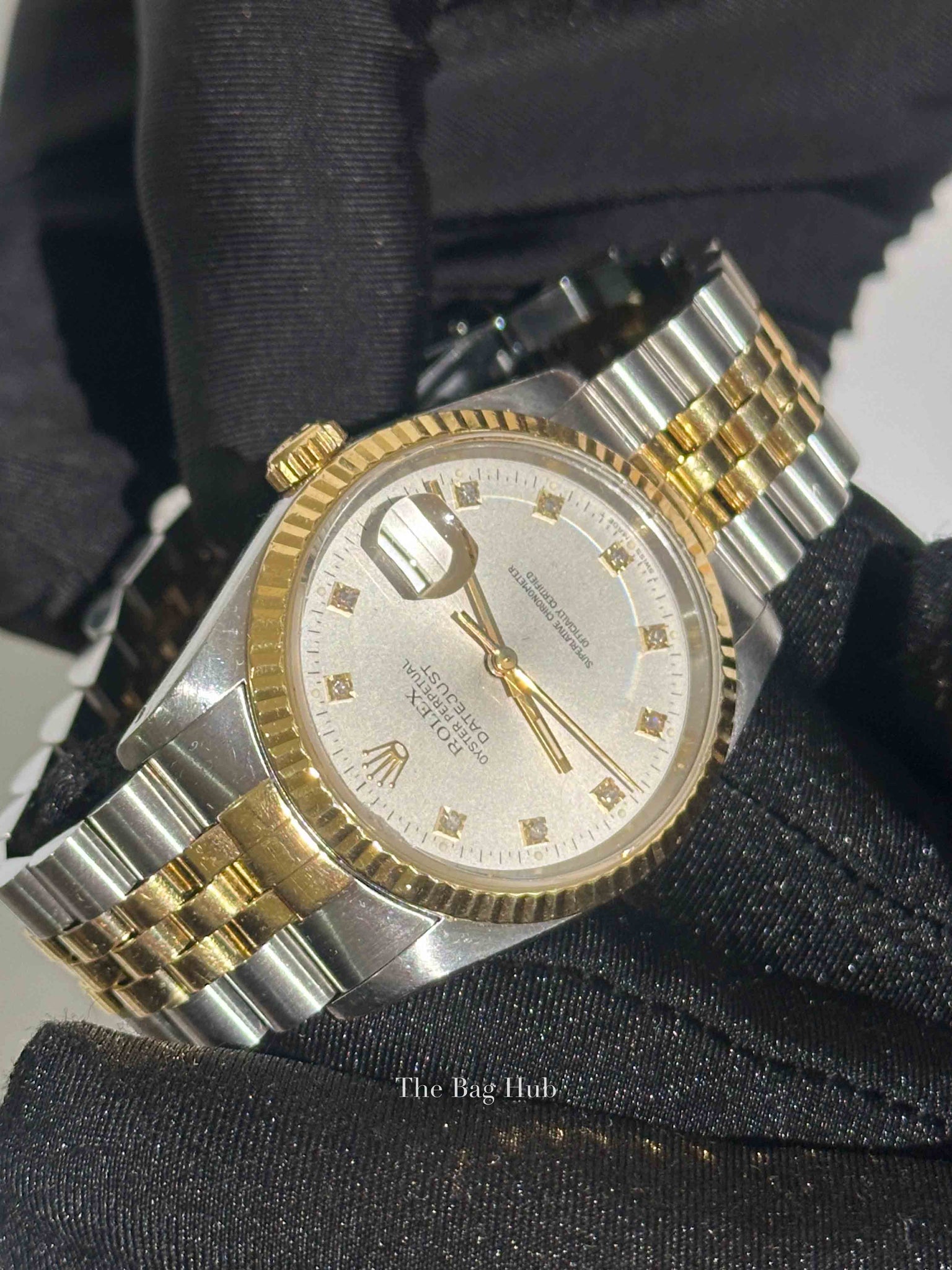 Rolex Stainless Steel Yellow Gold Datejust 36mm Watch