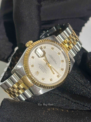 Rolex Stainless Steel Yellow Gold Datejust 36mm Watch