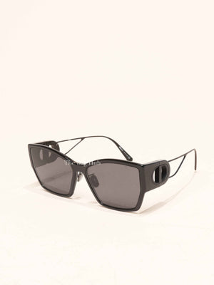 Dior Black Plastic Rectangular 30 Montaigne 1 S2U Sunglasses
