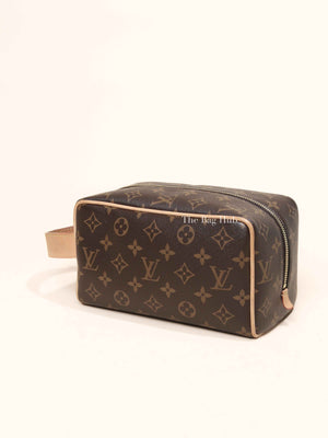 Louis Vuitton Brown Monogram Canvas Locker Dopp Kit