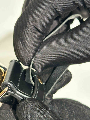 Gucci Black Plutone Calfskin Interlocking G 30mm Belt 80/32