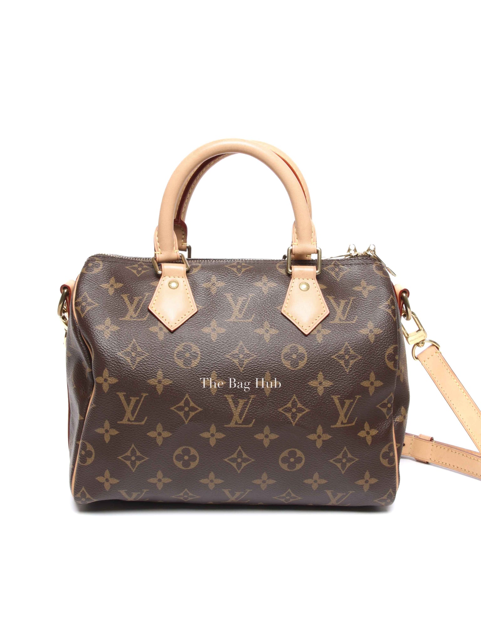 Louis Vuitton Brown Monogram Canvas Speedy Bandouliere 25 Bag