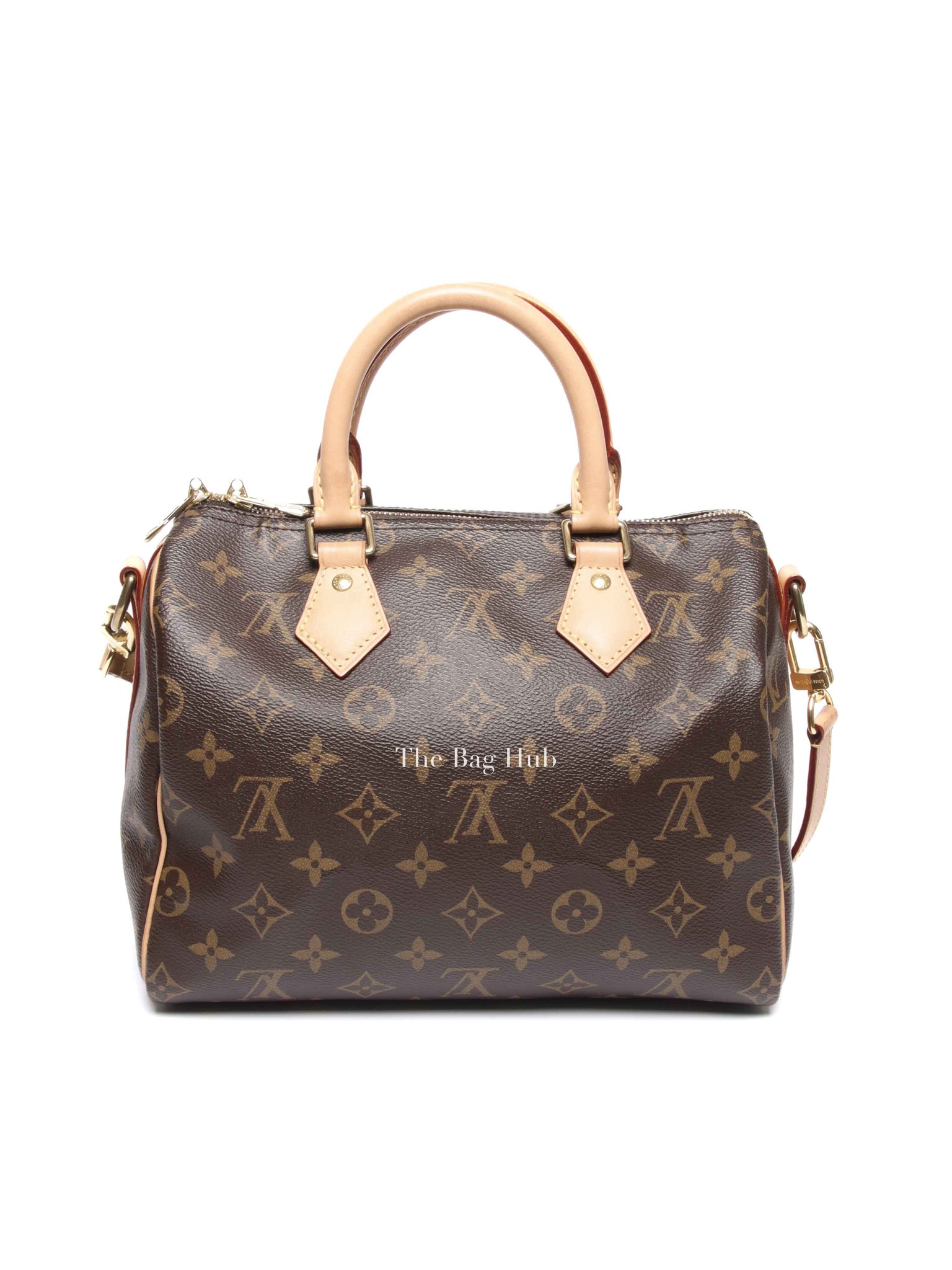 Louis Vuitton Brown Monogram Canvas Speedy Bandouliere 25 Bag
