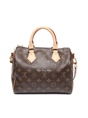 Louis Vuitton Brown Monogram Canvas Speedy Bandouliere 25 Bag