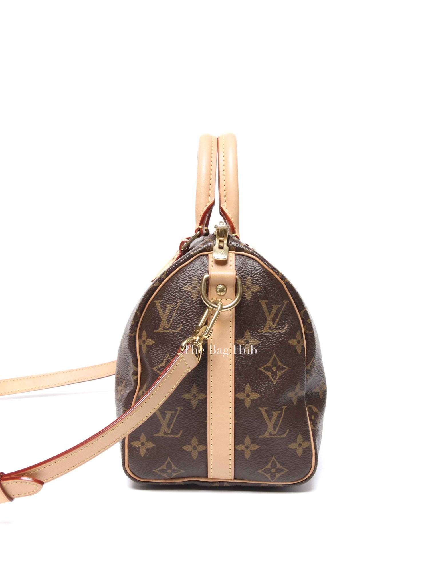 Louis Vuitton Brown Monogram Canvas Speedy Bandouliere 25 Bag