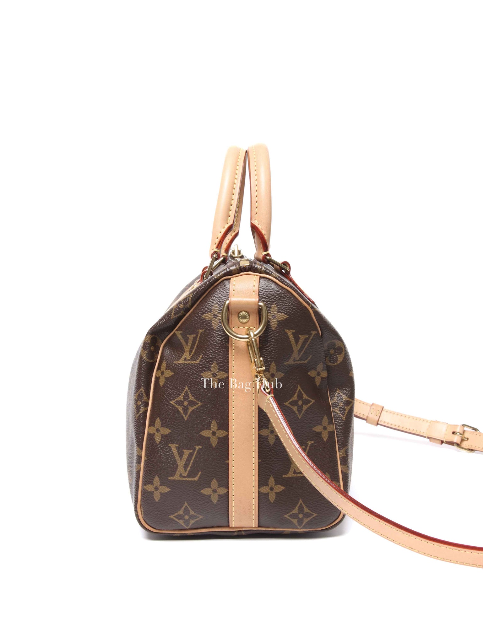 Louis Vuitton Brown Monogram Canvas Speedy Bandouliere 25 Bag